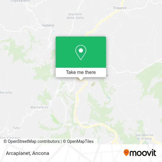 Arcaplanet map