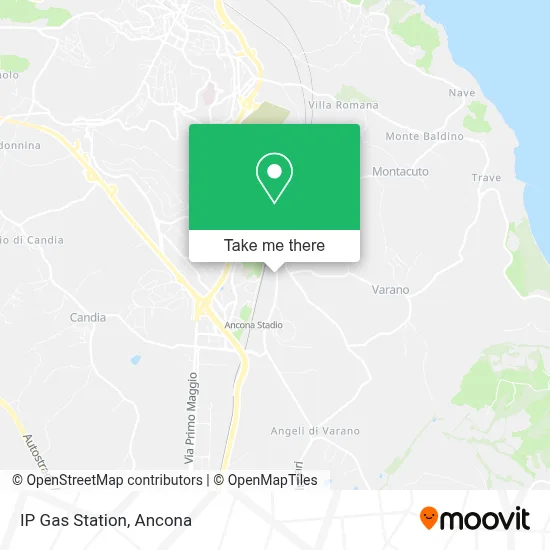 IP Gas Station map
