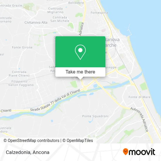 Calzedonia map