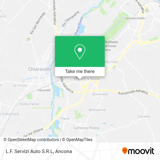 L.F. Servizi Auto S.R.L map