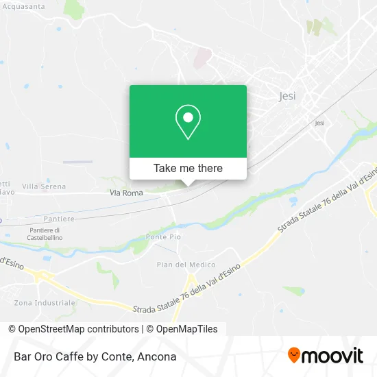 Bar Oro Caffe by Conte map