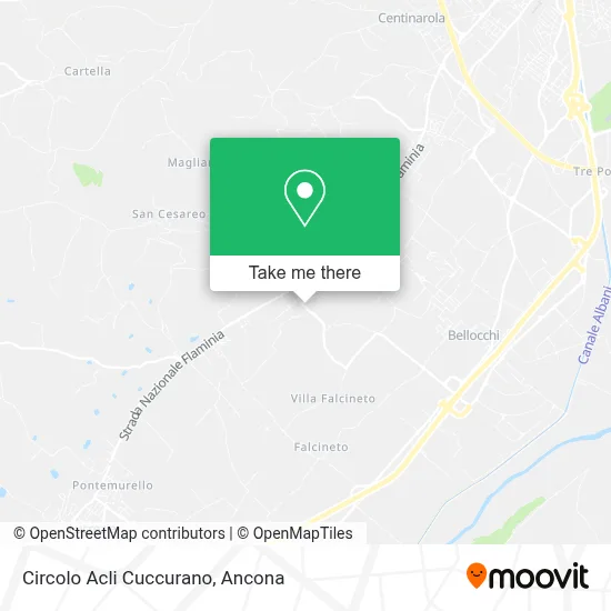 Circolo Acli Cuccurano map