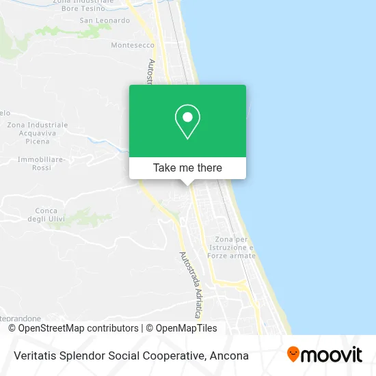 Veritatis Splendor Social Cooperative map