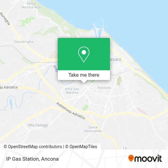 IP Gas Station map