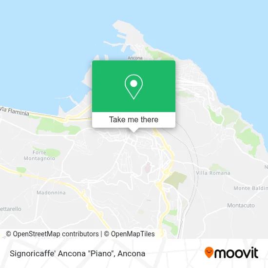 Signoricaffe' Ancona "Piano" map