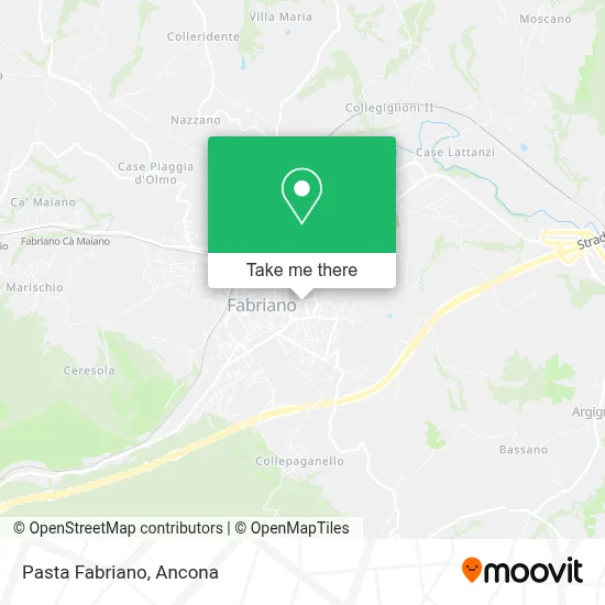 Pasta Fabriano map
