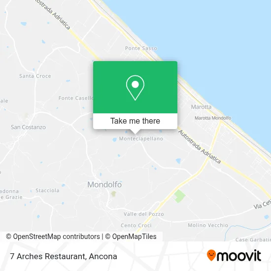 7 Arches Restaurant map
