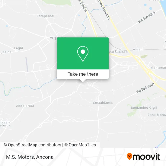 M.S. Motors map