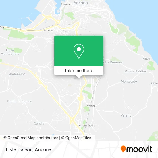 Lista Darwin map
