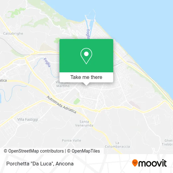 Porchetta "Da Luca" map