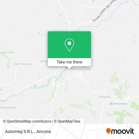 Automeg S.R.L. map