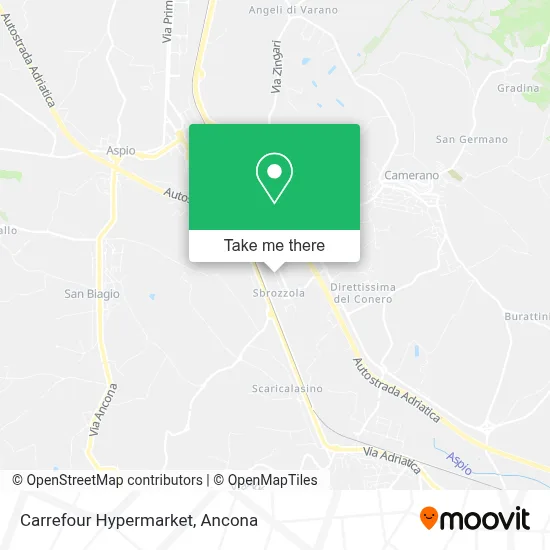 Carrefour Hypermarket map