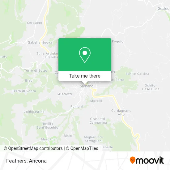 Feathers map