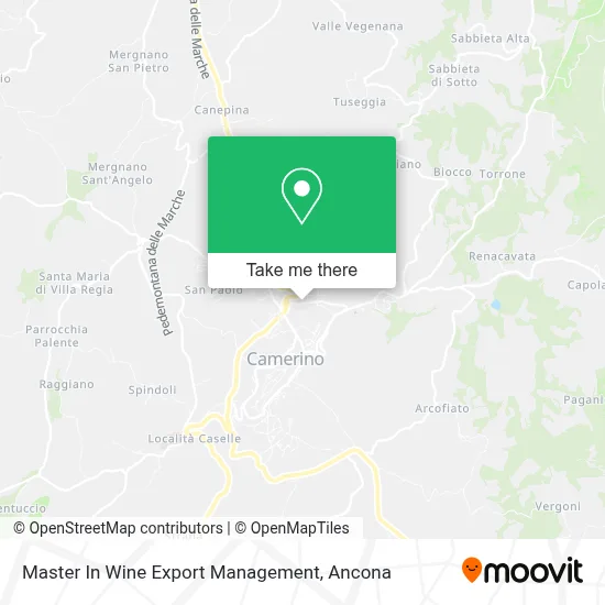 Master In Wine Export Management map