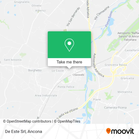 De Este Srl map