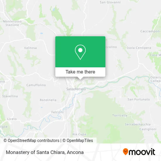Monastery of Santa Chiara map
