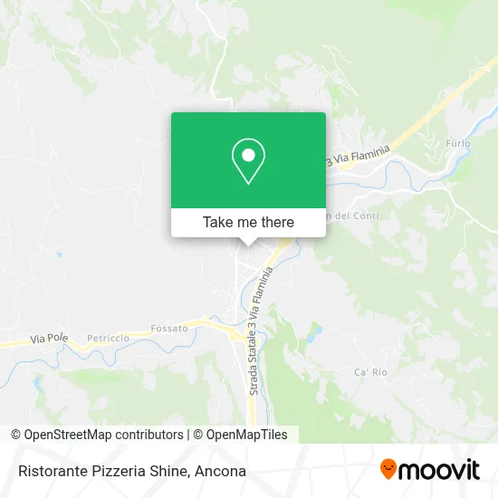 Ristorante Pizzeria Shine map