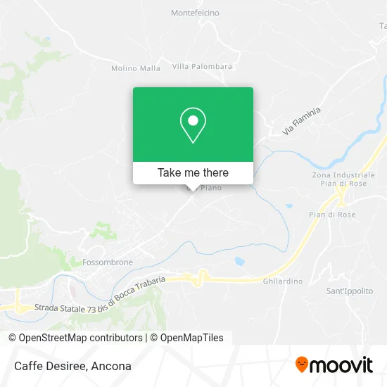 Caffe Desiree map