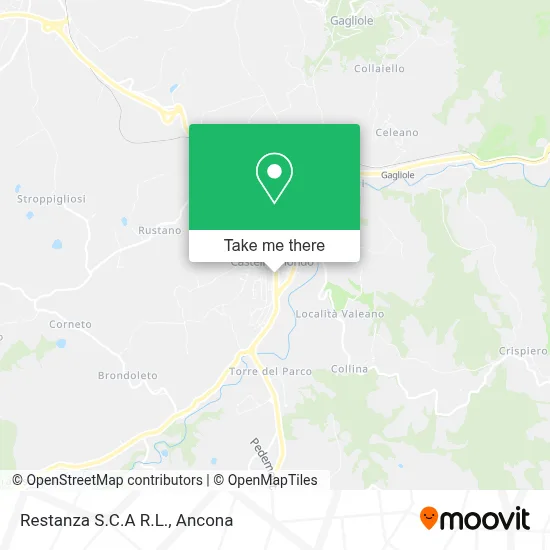 Restanza S.C.A R.L. map