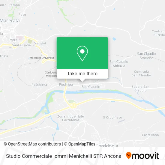 Studio Commerciale Iommi Menichelli STP map