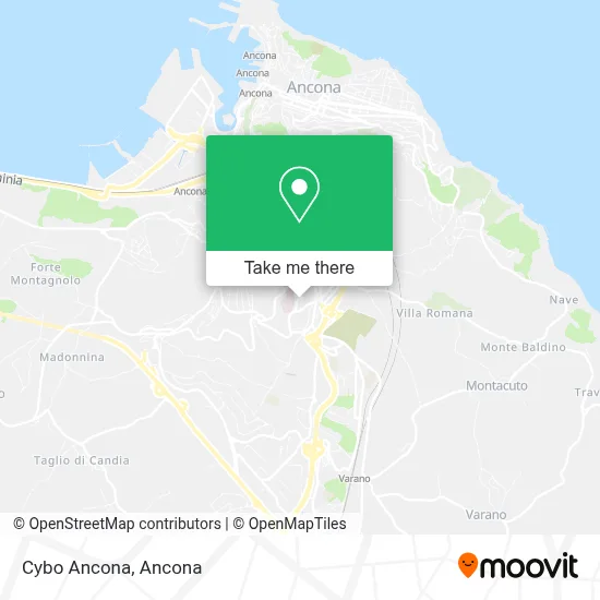 Cybo Ancona map