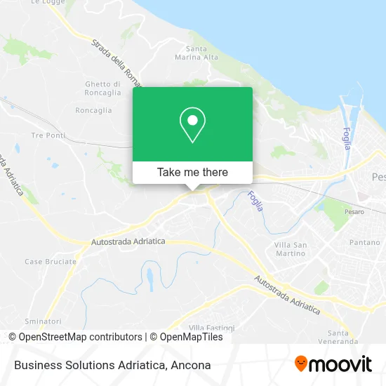 Business Solutions Adriatica map