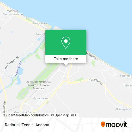 Redbrick Tennis map