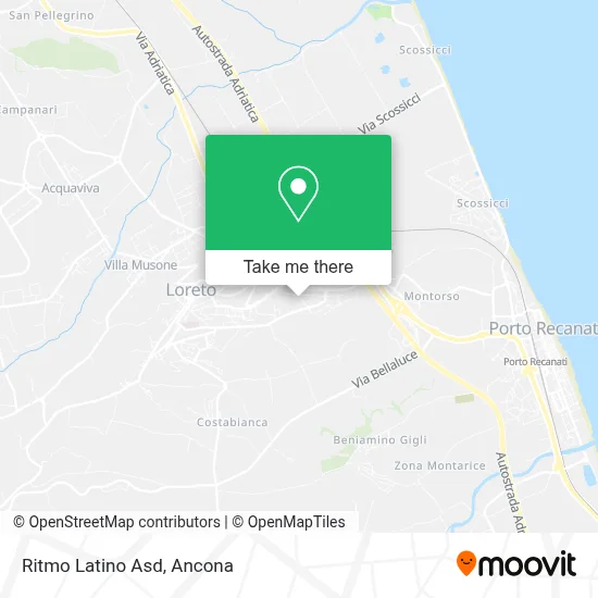 Ritmo Latino Asd map