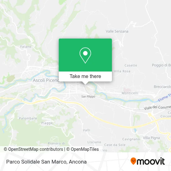 Parco Solidale San Marco map