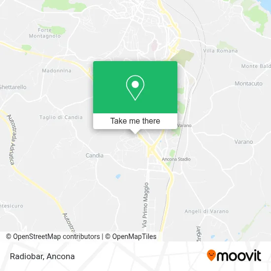 Radiobar map