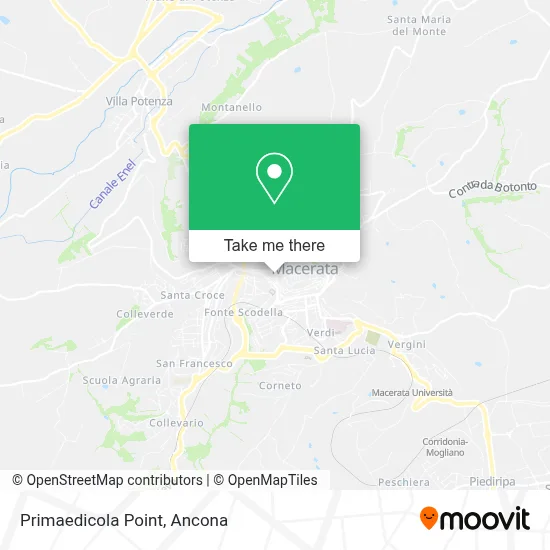 Primaedicola Point map