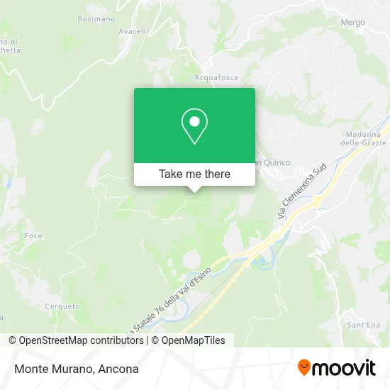 Monte Murano map
