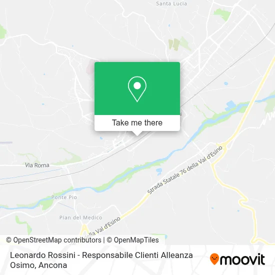 Leonardo Rossini - Responsabile Clienti Alleanza Osimo map
