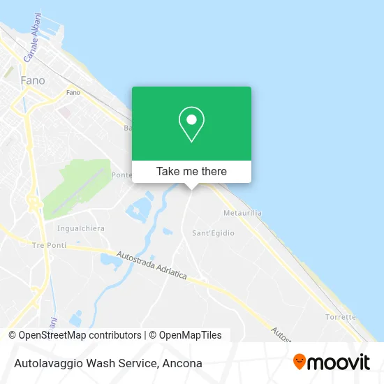 Autolavaggio Wash Service map