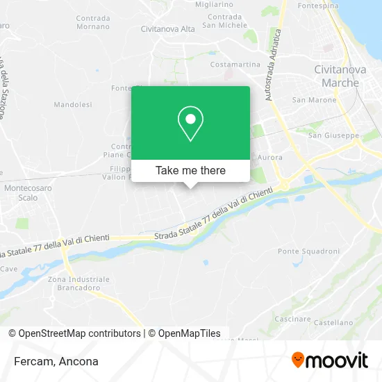 Fercam map
