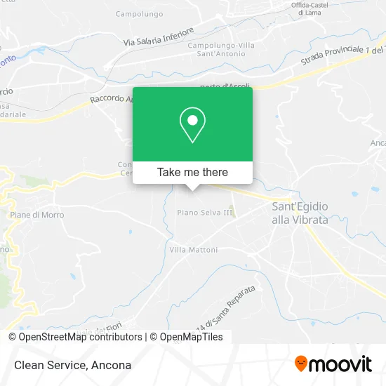 Clean Service map