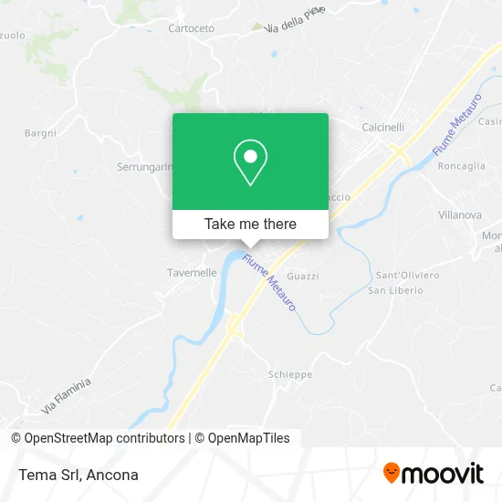 Tema Srl map