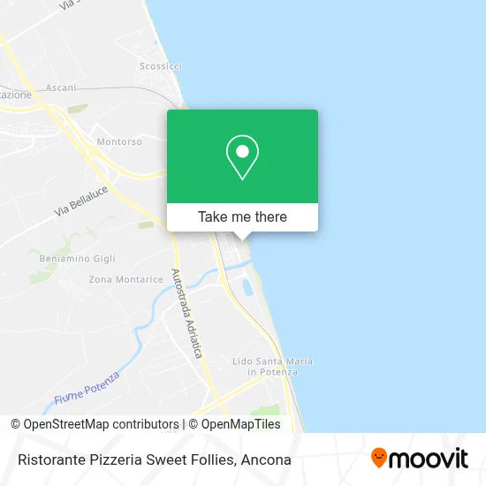 Ristorante Pizzeria Sweet Follies map