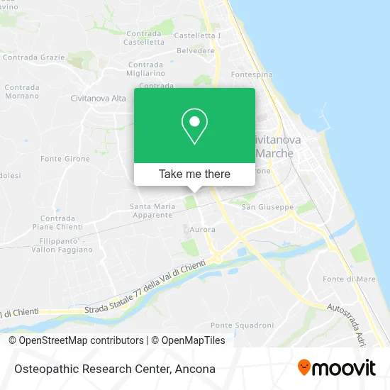 Osteopathic Research Center map
