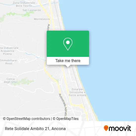 Rete Solidale Ambito 21 map