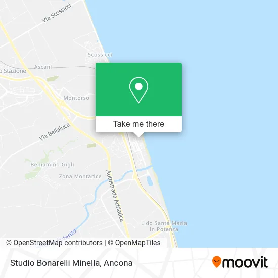 Studio Bonarelli Minella map
