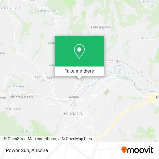 Power Sun map