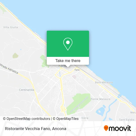 Ristorante Vecchia Fano map