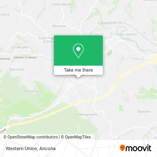 Western Union map