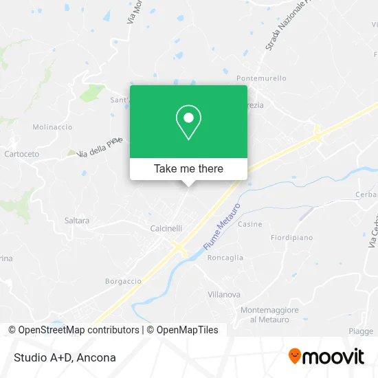 Studio A+D map
