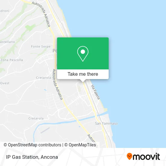 IP Gas Station map