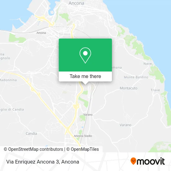 Via Enriquez Ancona 3 map