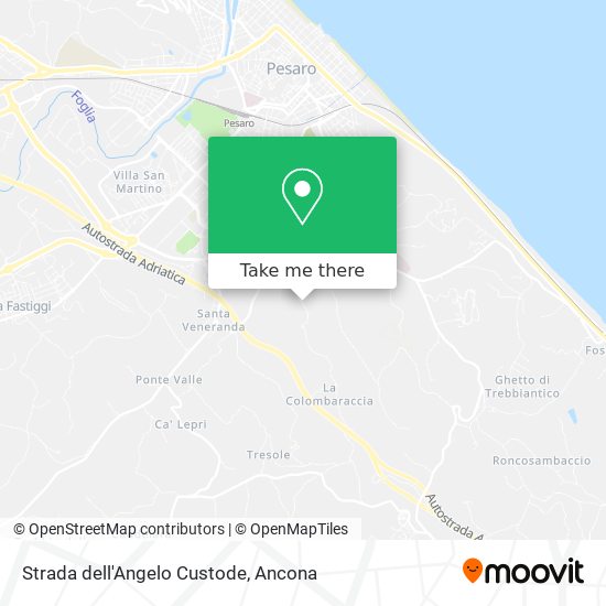 Strada dell'Angelo Custode map