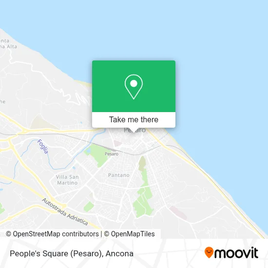 People's Square (Pesaro) map