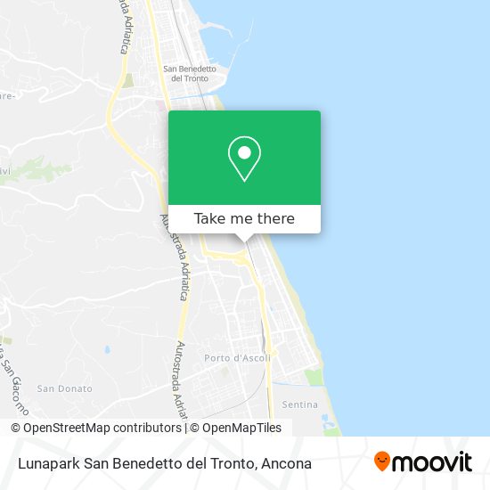 Lunapark San Benedetto del Tronto map